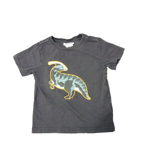Boy's Tommy Bahama Shirt, 18 months Gray Dinosaur Comfy Casual